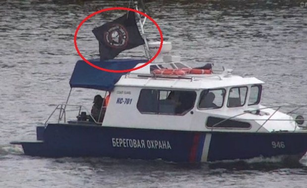 Rosyjski kuter z flagą Wagnera. Estońskie władze skonały ze śmiechu