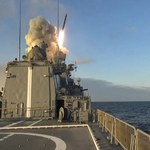 Rosyjski okręt rakietowy na Morzu Czarnym. Ukraina ostrzega