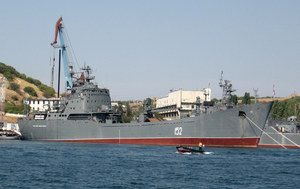 Rosyjski okręt zniszczony w ukraińskim porcie. Co to za jednostka?