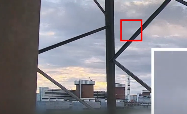 Rosyjski pocisk przeleciał tuż nad elektrownią jądrową [NAGRANIE]