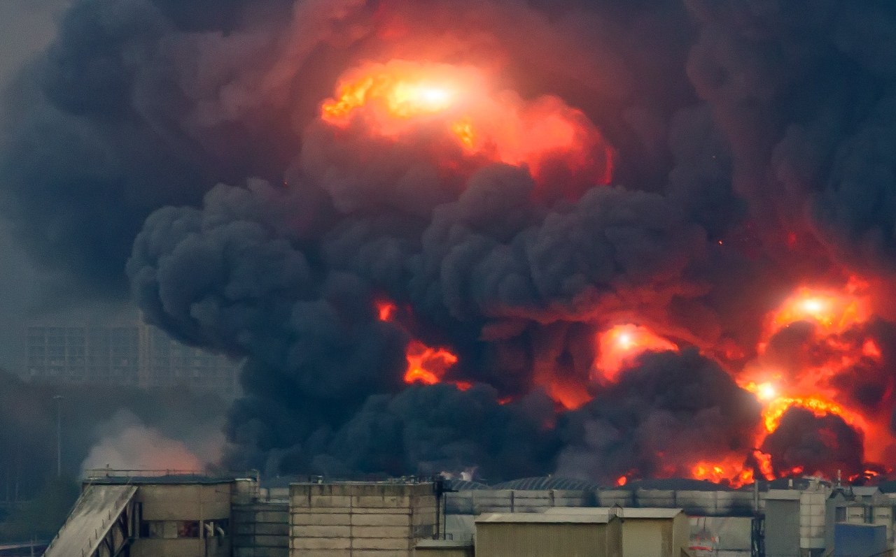 Rosyjski port nad Bałtykiem zaatakowany. Doszło do pożaru