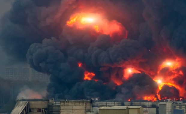 Rosyjski port nad Bałtykiem zaatakowany. Doszło do pożaru