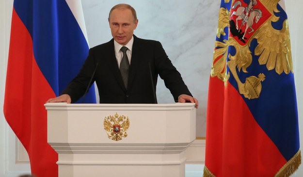 Rosyjski prezydent przemawia na Kremlu /Sergei Ilnitsky /PAP/EPA