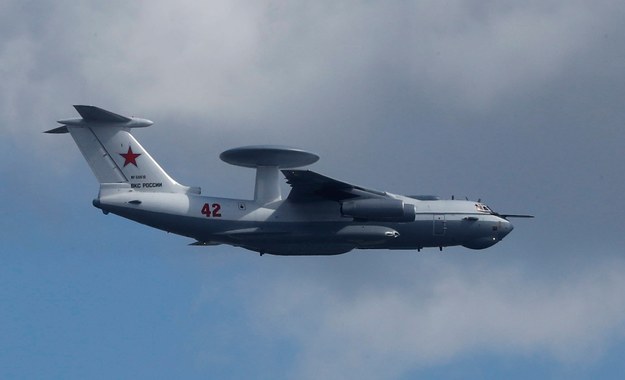 Rosyjski samolot wczesnego ostrzegania A-50 na zdjęciu ilustracyjnym /Sergei Ilnitsky /PAP/EPA