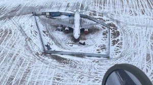 Rosyjski samolot wylądował w polu. Rosjanie zaskoczyli cały świat