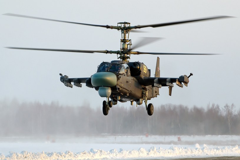 Rosyjski śmigłowiec KA-52 Aligator /Wikipedia
