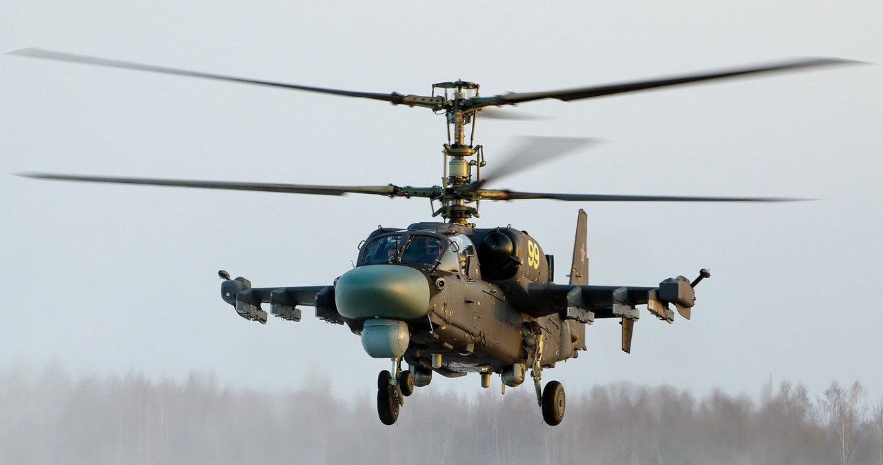 Rosyjski śmigłowiec KA-52 Aligator /Wikipedia