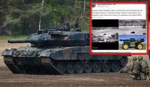 Rosyjski sprzęt jest tak dobry, że myli czołgi Leopard 2 z ciągnikami