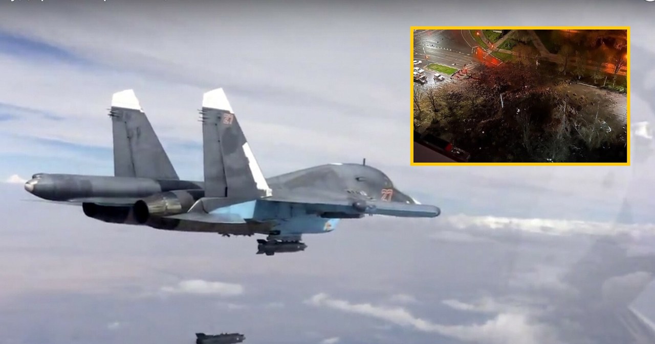 Rosyjski Su-34 zgubił bombę, która spadła na miasto Biełgorod /East News
