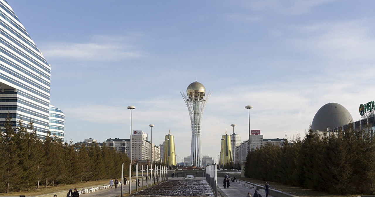 Rosyjski system płatniczy Mir nie jest już obsługiwany w Kazachstanie. Na zdj. Astana, stolica Kazachstanu /123RF/PICSEL