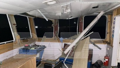 Rosyjski tankowiec uszkodzony w pobliżu Krymu