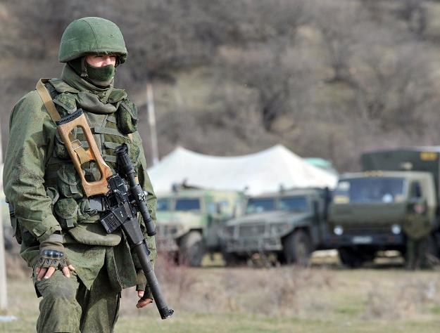 Rosyjski żołnierze dokonali zbrojnej agresji na terenie Ukrainy... /AFP
