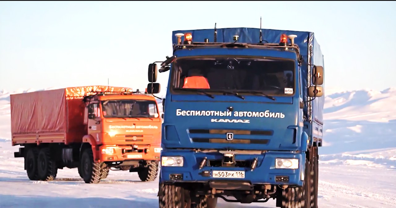 Rosyjskie ciężarówki wjadą same tam, gdzie nie wolno wjeżdżać kierowcom /materiały prasowe