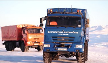 Rosyjskie ciężarówki wjadą same tam, gdzie nie wolno wjeżdżać kierowcom