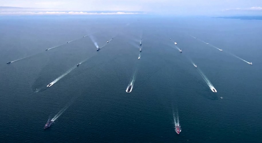 Rosyjskie ćwiczenia morskie /HANDOUT/AFP