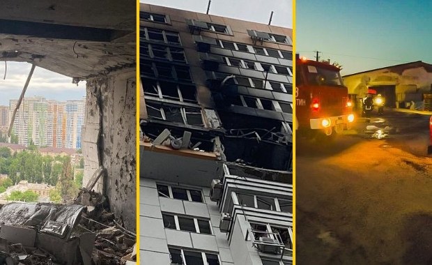 Rosyjskie drony, śmierć i zniszczenie. Odessa i Charków pod ostrzałem