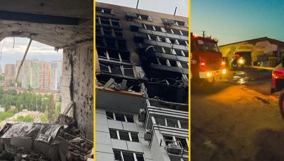 Rosyjskie drony, śmierć i zniszczenie. Odessa i Charków pod ostrzałem