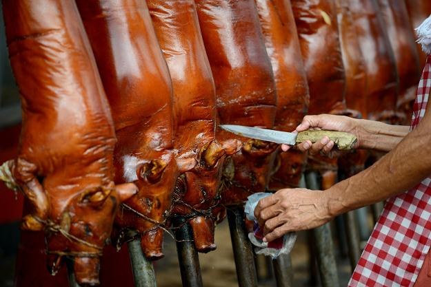 Rosyjskie embargo spowodowało spadek cen wieprzowiny w Polsce /AFP