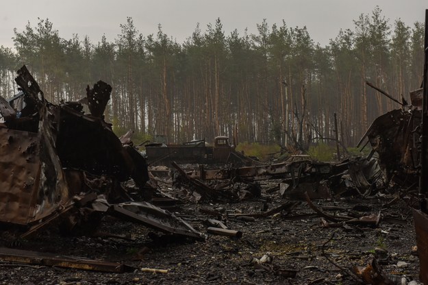 Zełenski: Ukraińska flaga jest w Łymanie [ZAPIS RELACJI]