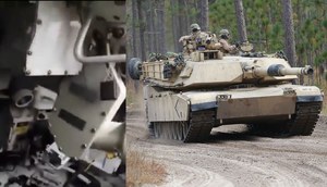 Rosyjskie miny są za słabe! Wnętrze czołgu Abrams M1 nietknięte