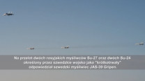 Rosyjskie myśliwce naruszyły przestrzeń powietrzną Szwecji