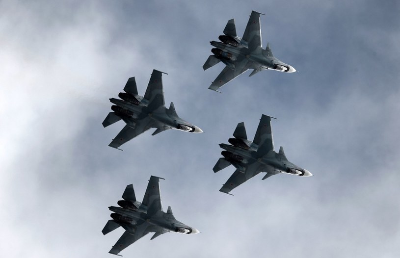 Rosyjskie myśliwce typu Su-30SM /MAKSIM BLINOV /East News