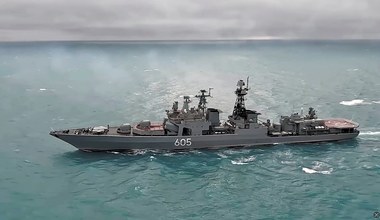 Rosyjskie okręty na Morzu Bałtyckim. Akcja w ramach Zapad-2025