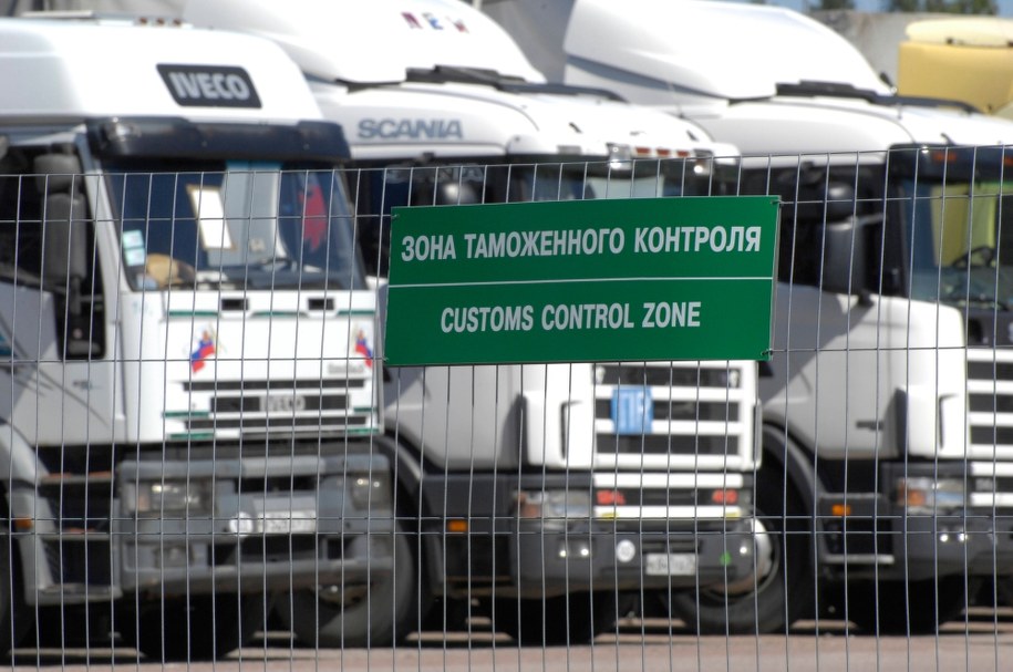 Rosyjskie przejście graniczne / 	Belinsky Yuri    /PAP/EPA