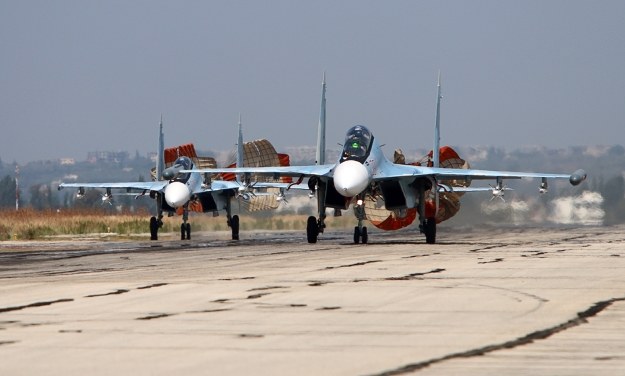 Rosyjskie Su-30 SM w Syrii /AFP