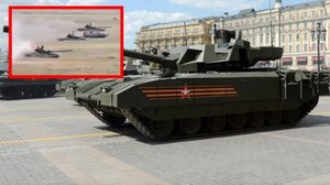 Rosyjskie superpotężne czołgi T-14 Armata w Ukrainie