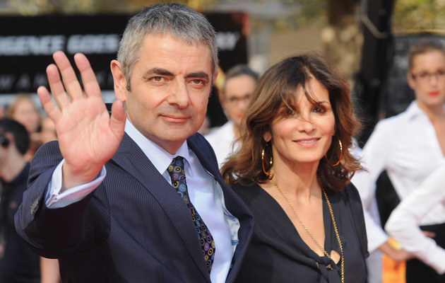 Rowan Atkinson z żoną Sunetrą /Stuart Wilson /Getty Images