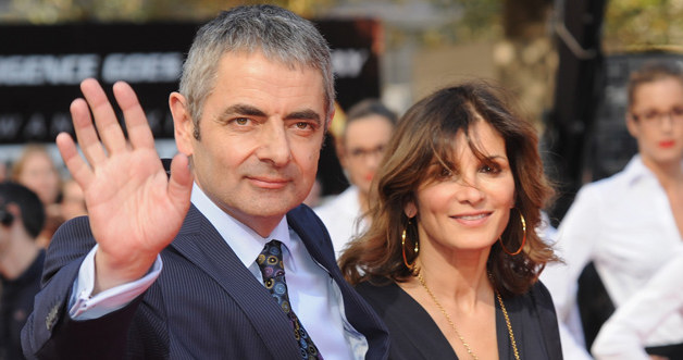 Rowan Atkinson z żoną Sunetrą /Stuart Wilson /Getty Images