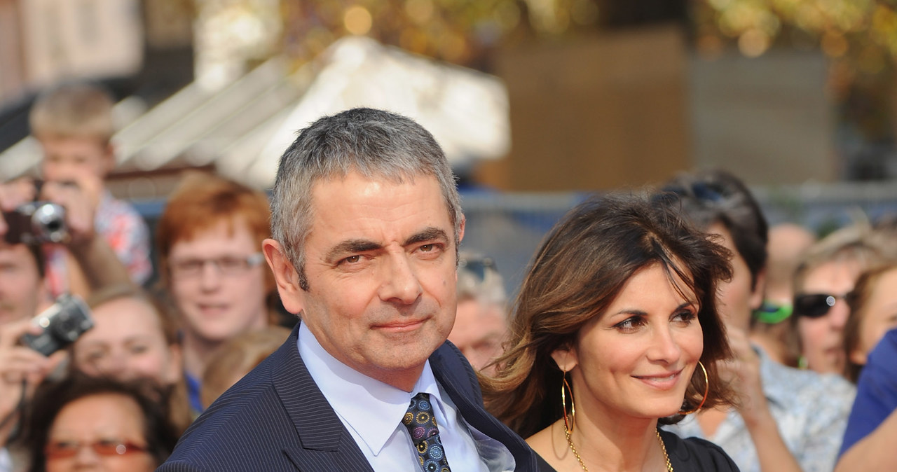 Rowan Atkinson z żoną Sunetrą /Stuart Wilson /Getty Images