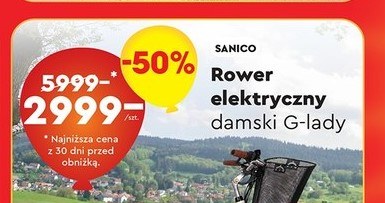 Rower elektryczny damski 50% taniej w Biedronce /Biedronka /INTERIA.PL