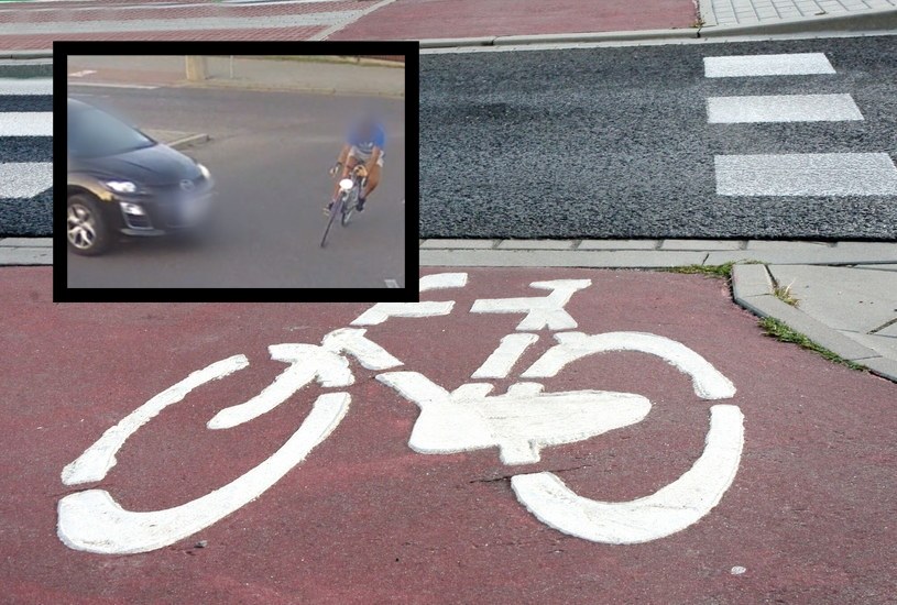 Rowerzysta potrącony na rondzie. Nie jechał drogą dla rowerów? /Damian Klamka/East News /East News