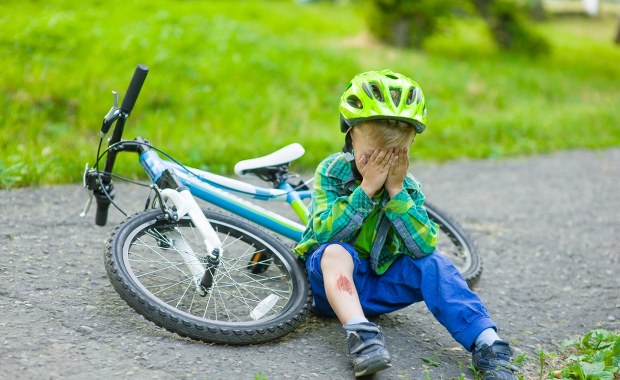 ​Rowerzystka zderzyła się z 5-latkiem na rowerku. Kto to widział?