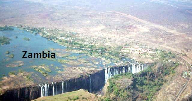 Również pomiędzy Zimbabwe i Zambią można dostrzec nietypowy przebieg granicy /Wikipedia