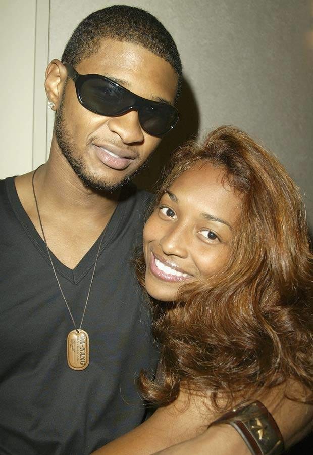 Rozanda z Usherem w 2003 roku, fot. Frazer Harrison &nbsp; /Getty Images/Flash Press Media