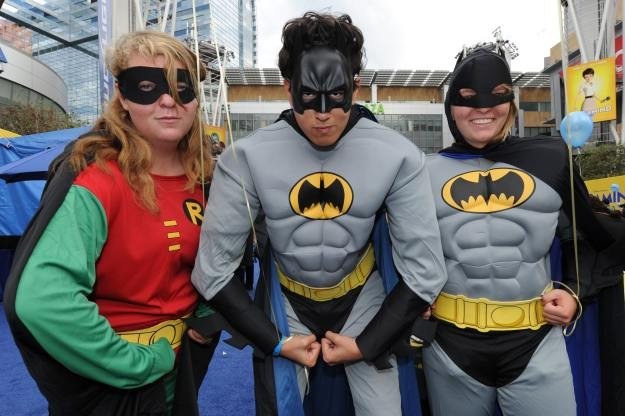 Rozbierana wersja Batmana cieszyła się w USA dużą popularnością internautów /AFP