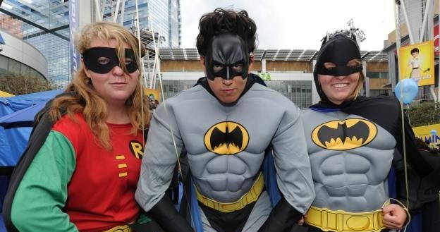 Rozbierana wersja Batmana cieszyła się w USA dużą popularnością internautów /AFP