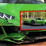 Rozbił Lamborghini w centrum Warszawy. Chciał się popisać, ale moc go przerosła