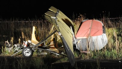 Rozbiła się motolotnia. Nie żyje pilot