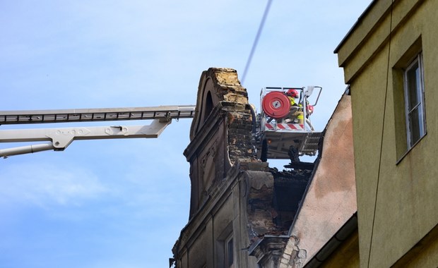 ​Rozbiórka spalonej kamienicy w Poznaniu potrwa miesiąc