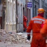 Rozbiórka zniszczonej w wybuchu gazu kamienicy w Mirsku 