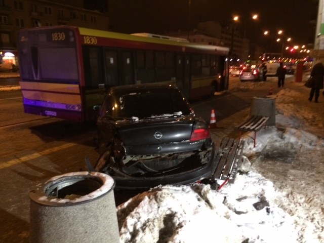 Rozbite auto 44-latka tuż po wypadku /Mariusz PIekarski /RMF FM