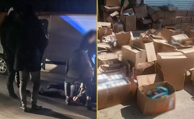 Rozbity gang tytoniowy. 9 milionów papierosów i 17 ton krajanki 