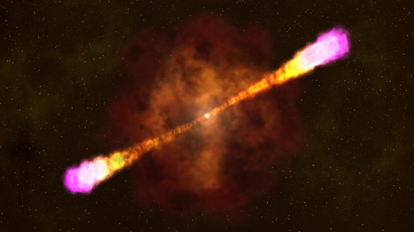 Rozbłyski gamma to spektakularne zjawiska /NASA