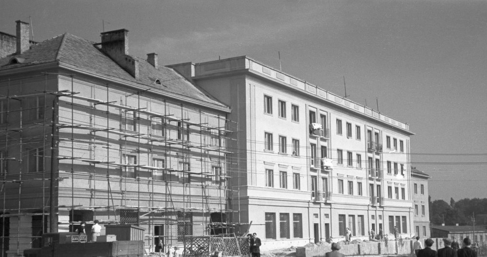 Rozbudowa miasta Tychy w ramach projektu "Nowe Tychy", 1955 /Roman Wionczek /East News