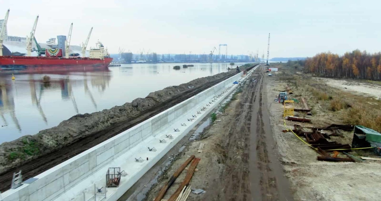 Rozbudowa portu w Szczecinie za półmetkiem /Grupa NDI /materiały prasowe
