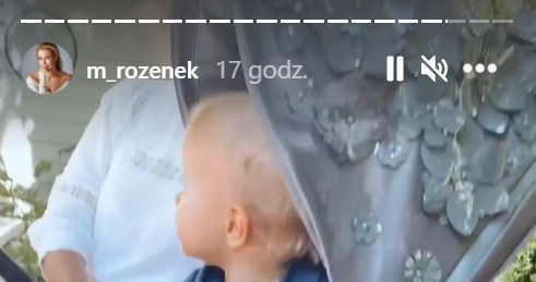 Rozenek chwali się drogim wózkiem na rodzinnym wyjściu, https://www.instagram.com/m_rozenek/ /Instagram